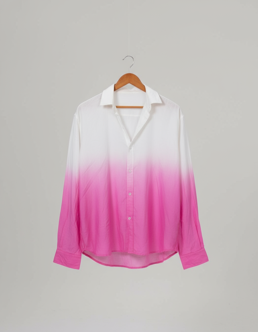 Family Co-Ordinated Ombre Shirt Outfits