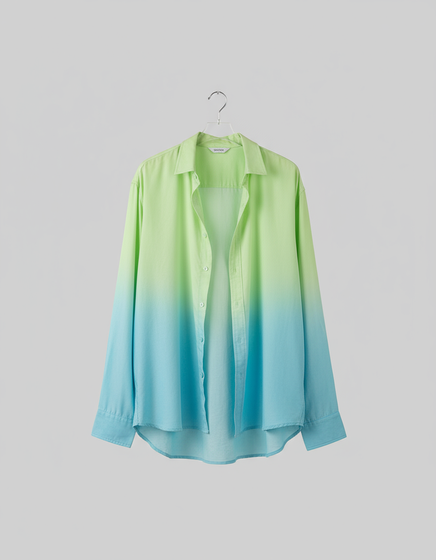 Family Co-Ordinated Ombre Shirt Outfits