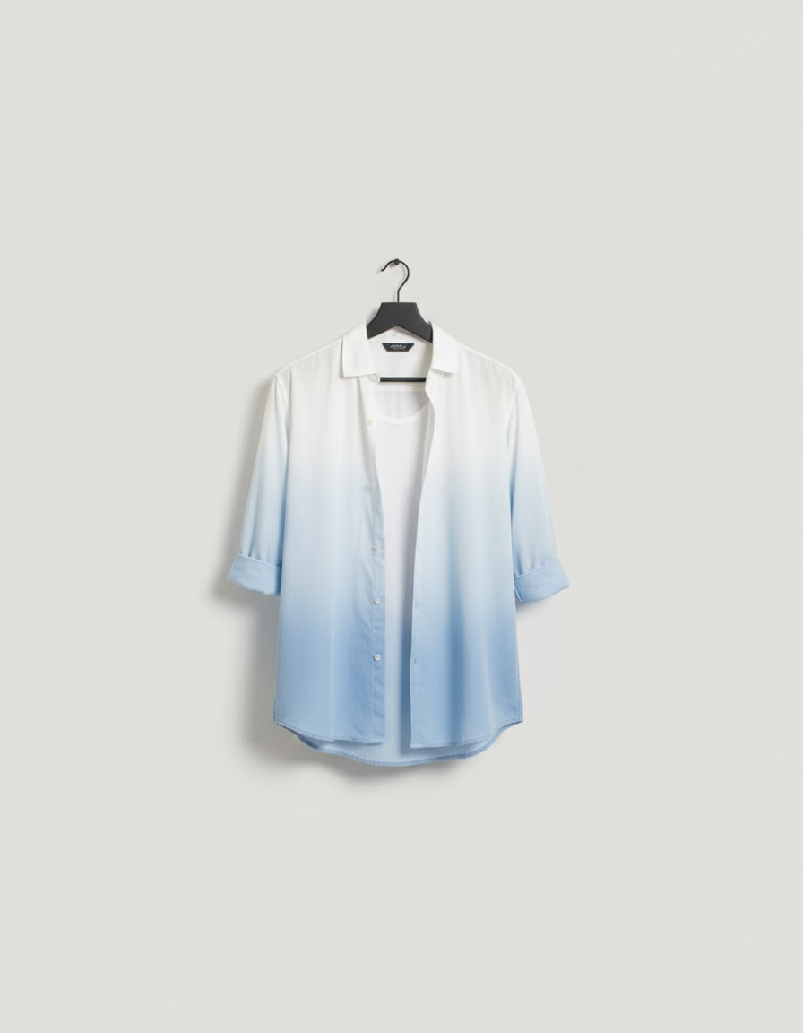 Family Co-Ordinated Ombre Shirt Outfits