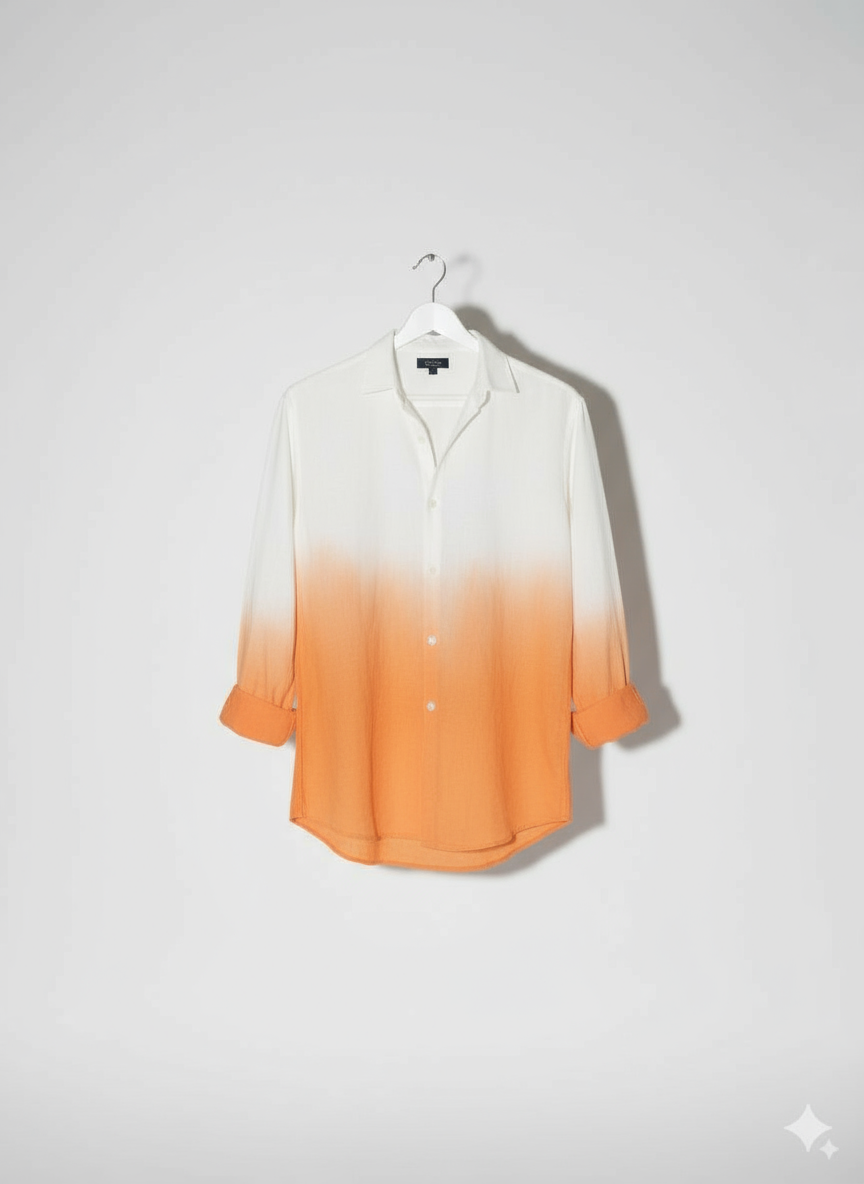 Family Co-Ordinated Ombre Shirt Outfits