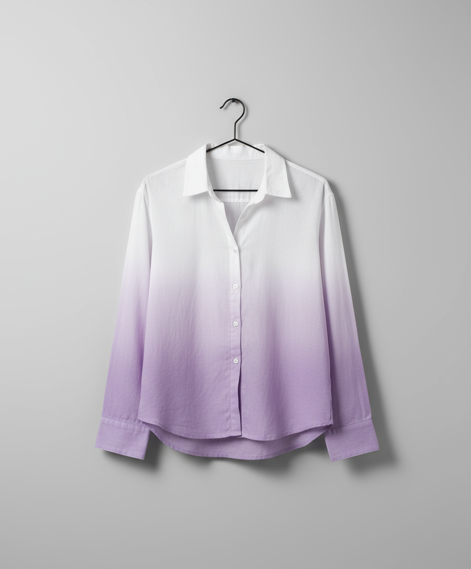 Family Co-Ordinated Ombre Shirt Outfits